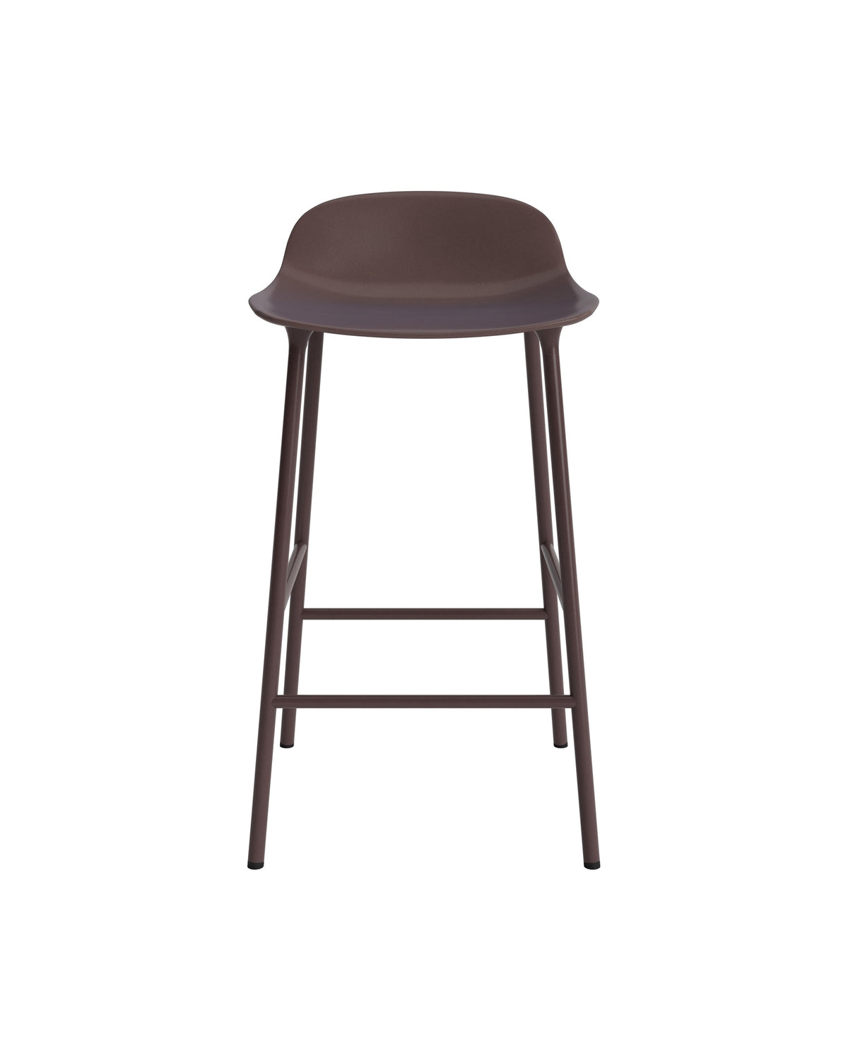 Normann Copenhagen Barkruk Form Bruin Staal