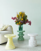 Normann Copenhagen Bijzettafel Bit Stool Stack Groen in een interieur