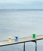Normann Copenhagen Bijzettafel Bit Stool Stack Groen in een interieur