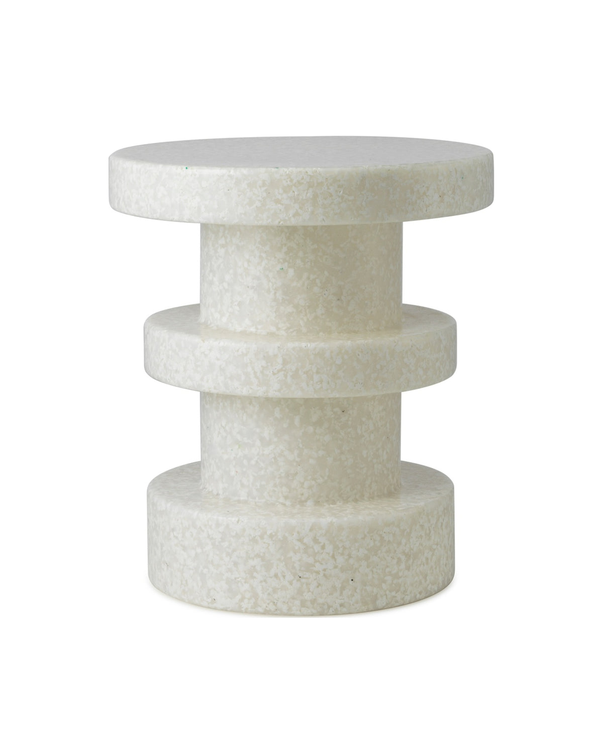 Normann Copenhagen Bijzettafel Bit Stool Stack Wit-Wit
