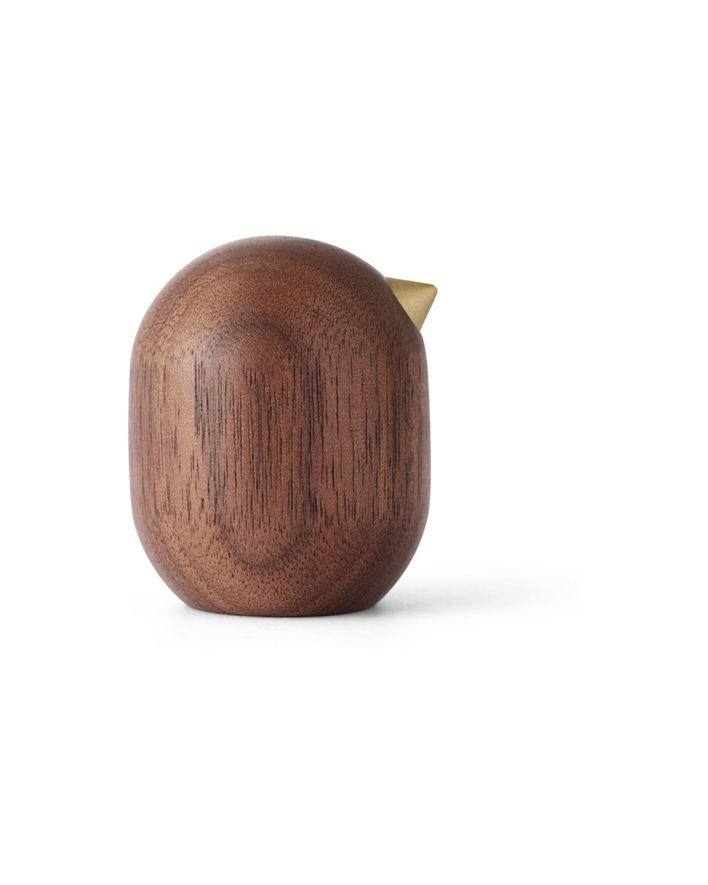 Normann Copenhagen Houten vogel Little Bird Walnoot H 4,5 x Ø 3,5 cm