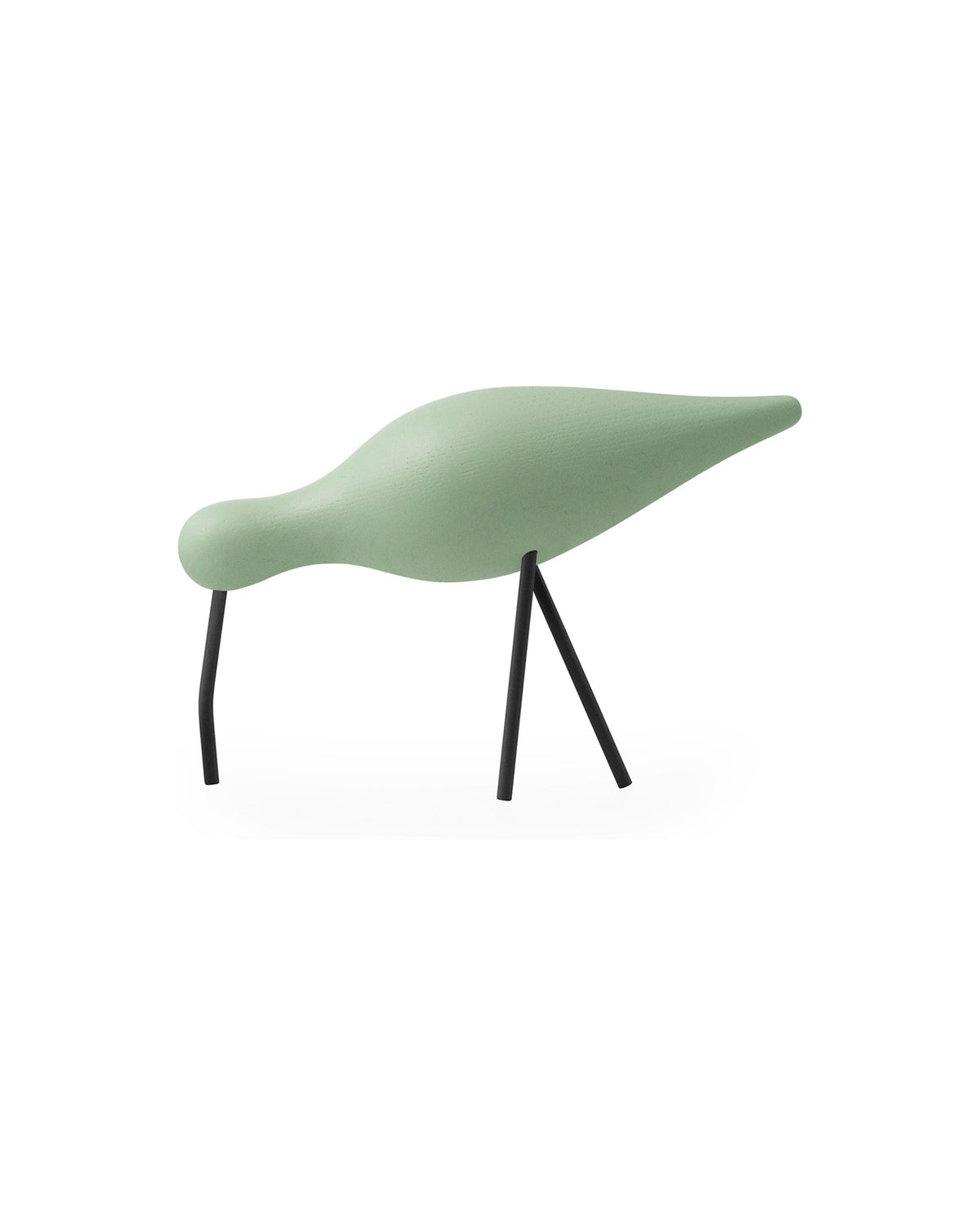 Normann Copenhagen Houten vogel Shorebird Lichtgroen
