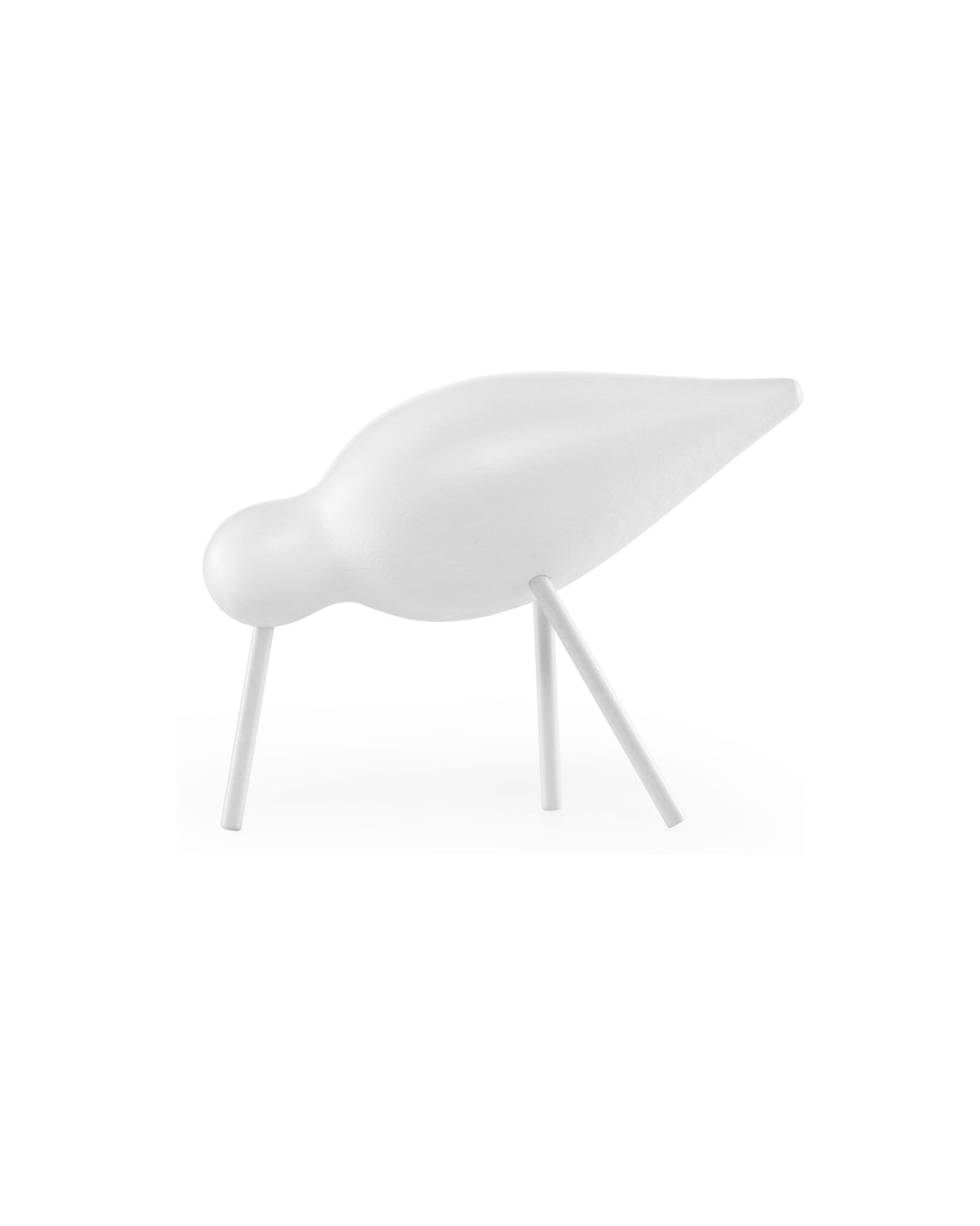 Normann Copenhagen Houten vogel Shorebird Wit-Wit