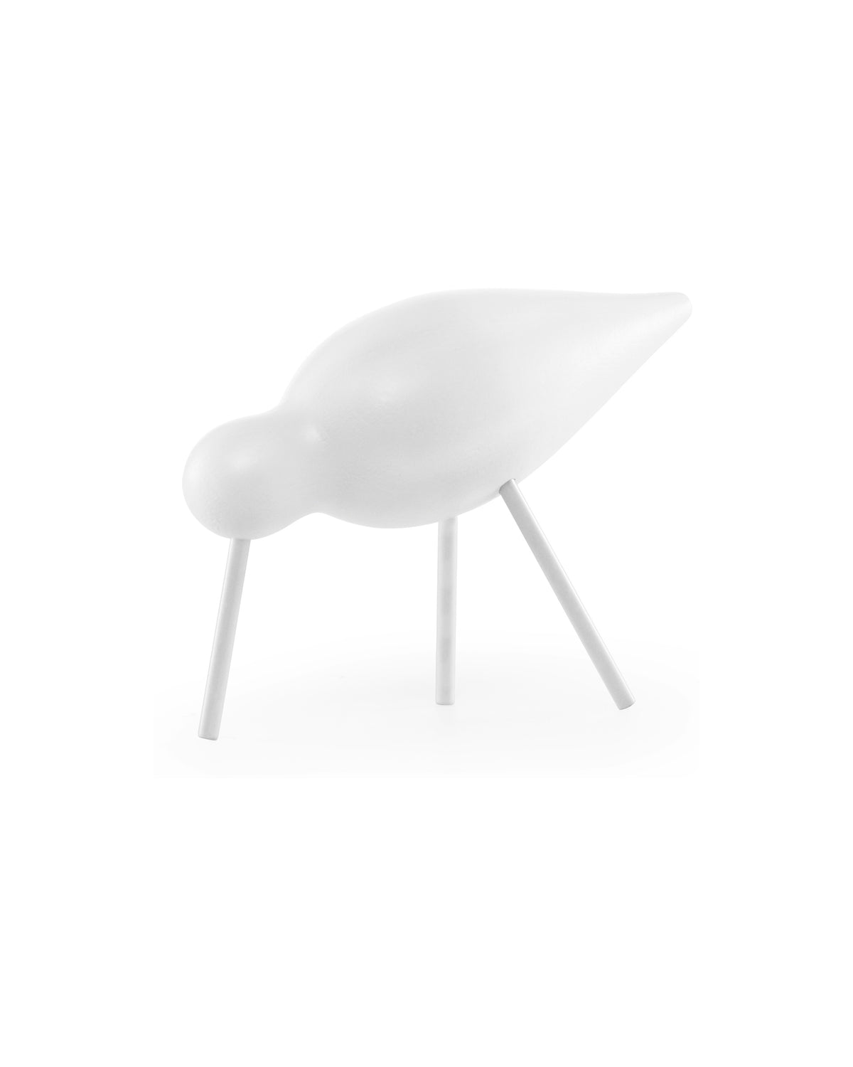 Normann Copenhagen Houten vogel Shorebird Wit-Wit, ander aanzicht