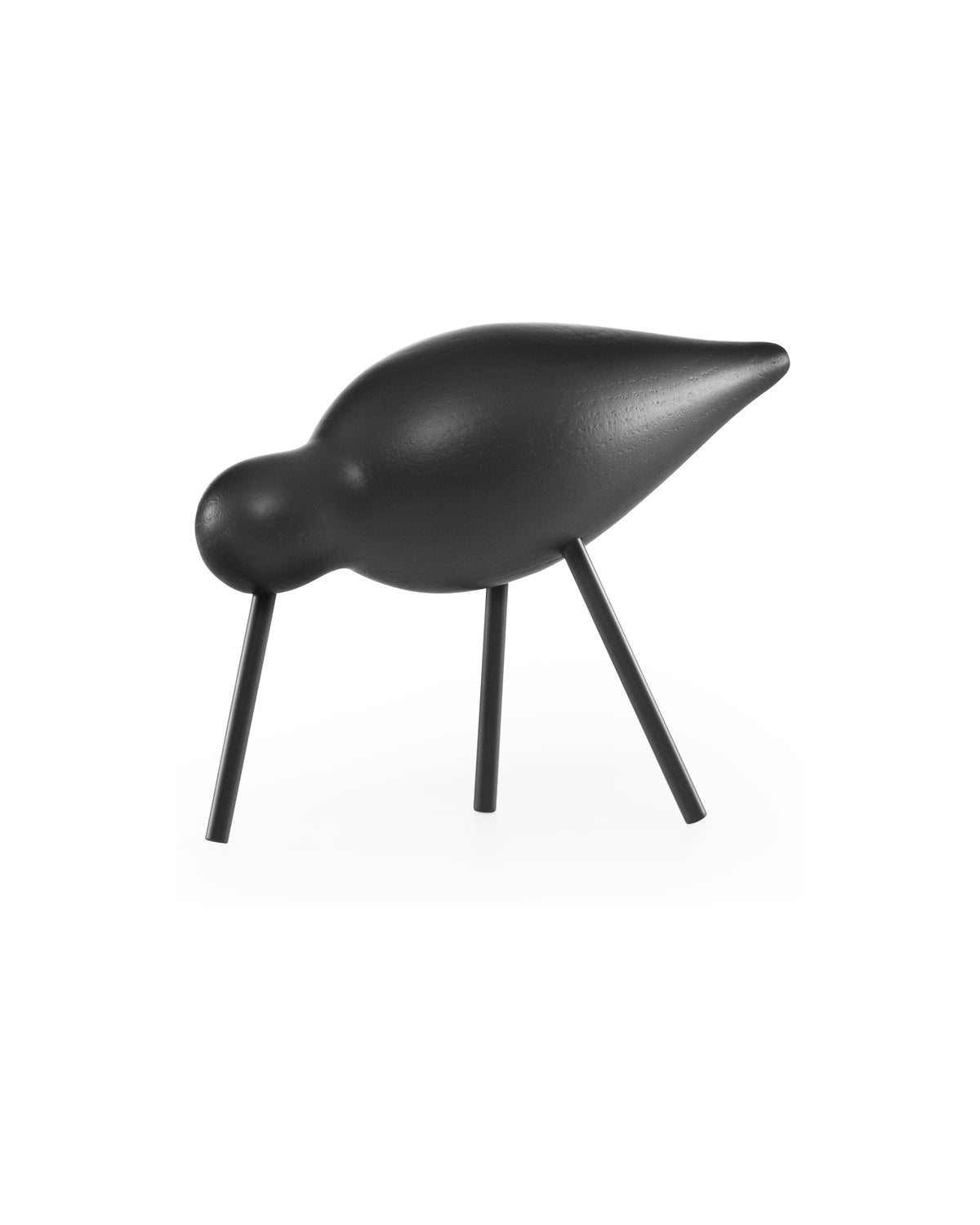 Normann Copenhagen Houten vogel Shorebird Zwart-Zwart, ander aanzicht