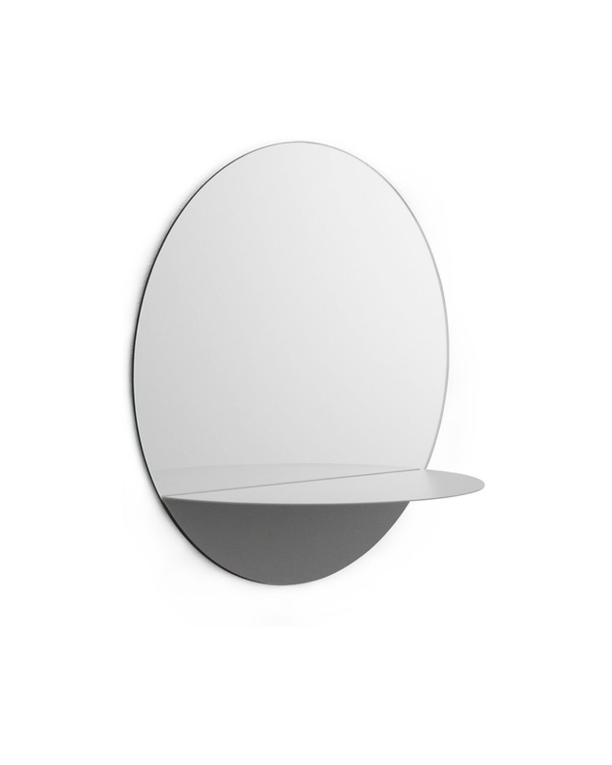 Normann Copenhagen Spiegel Horizon Rond Grijs