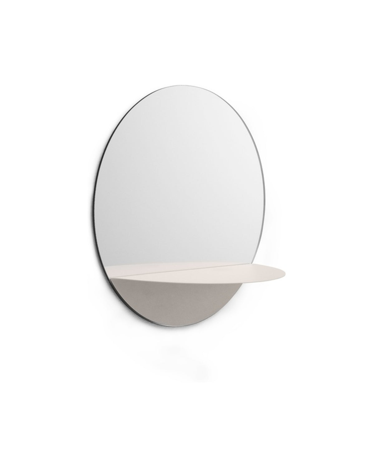 Normann Copenhagen Spiegel Horizon Rond Wit