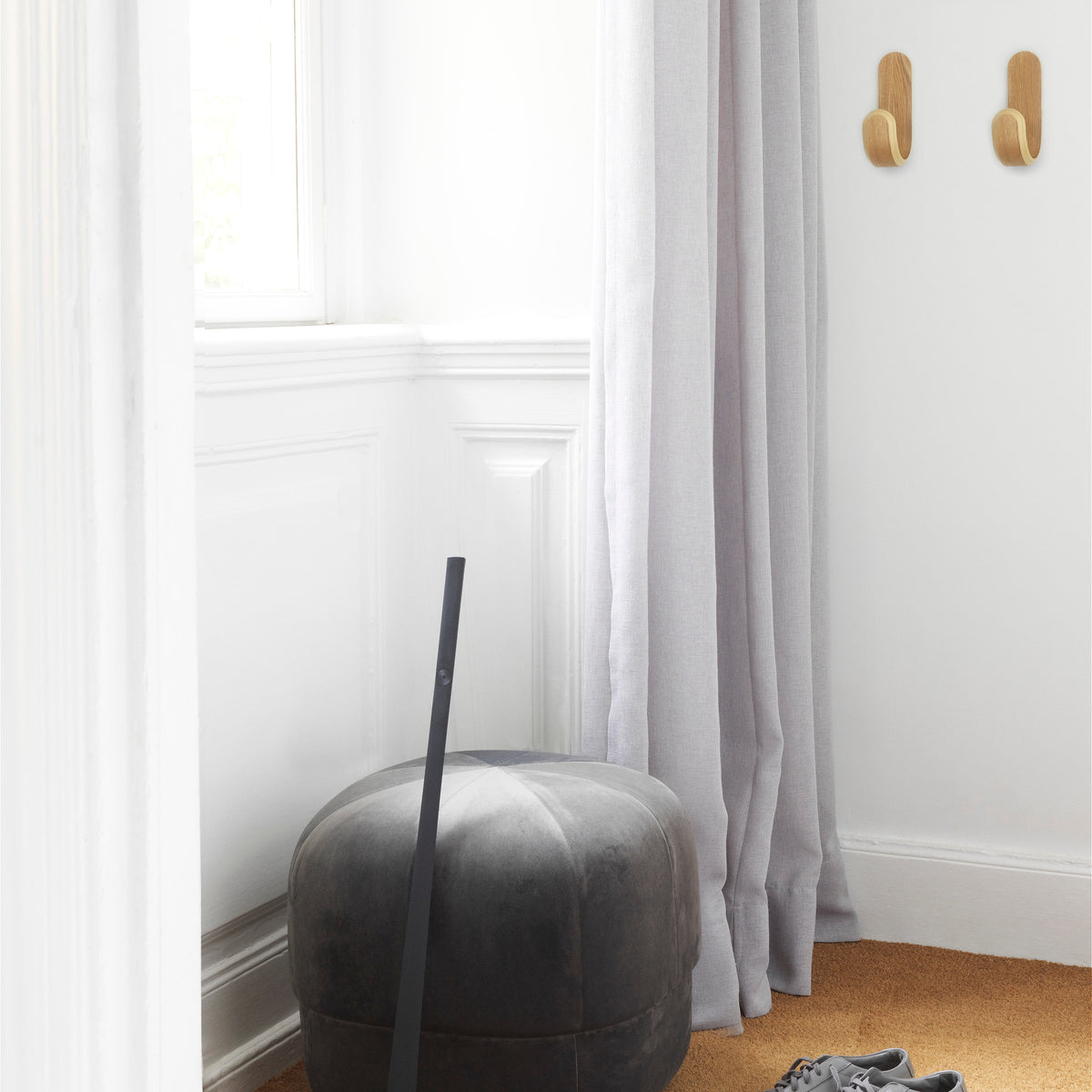 Normann Copenhagen Wandhaak Curve Hook As in een interieur