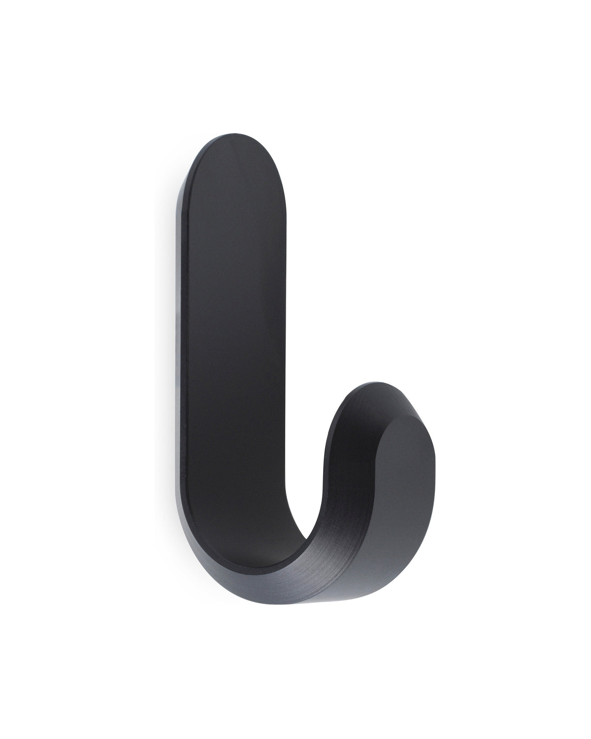 Normann Copenhagen Wandhaken Curve Mini Hooks Mat Zwart (2 stuks), ander aanzicht