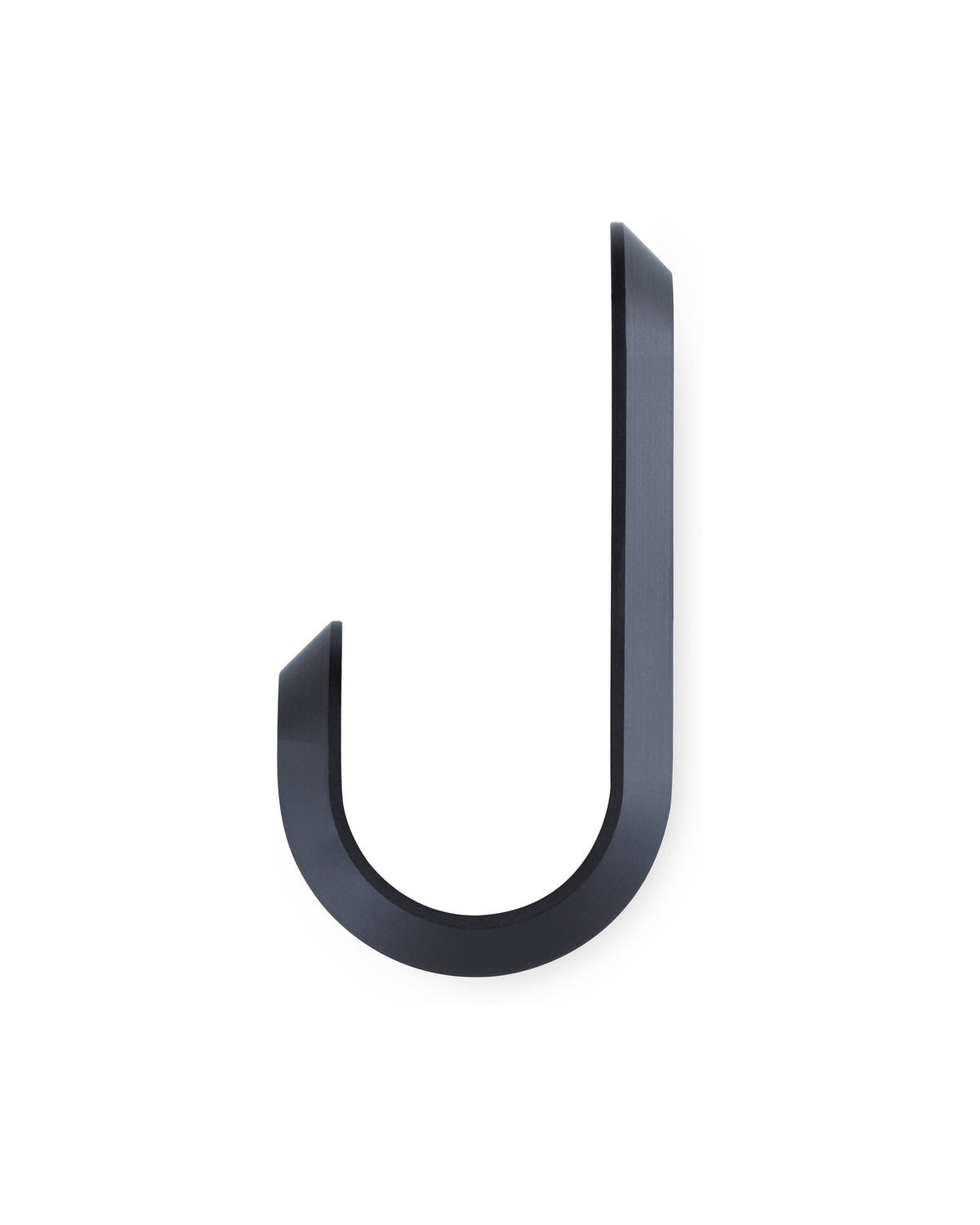 Normann Copenhagen Wandhaken Curve Mini Hooks Mat Zwart (2 stuks), ander aanzicht