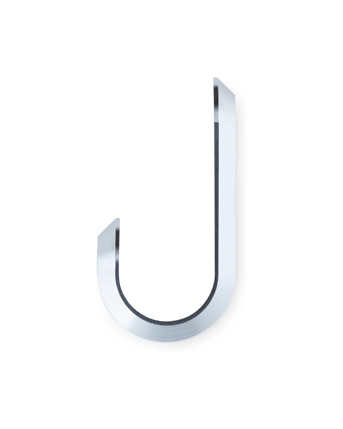 Normann Copenhagen Wandhaken Curve Mini Hooks Zilver (2 stuks), ander aanzicht