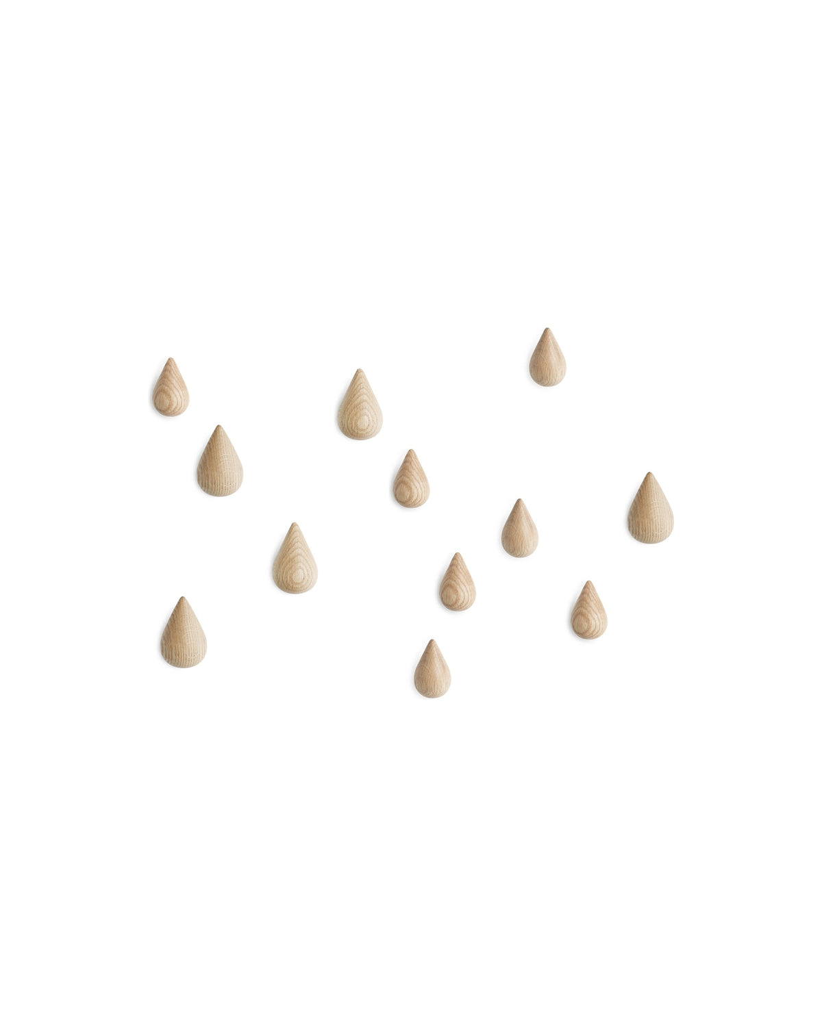 Normann Copenhagen Wandhaken Dropit Hooks Eiken (2 stuks)