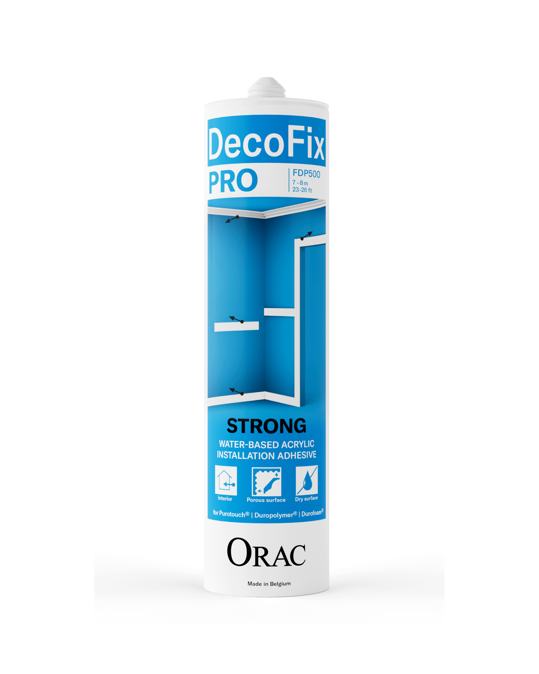 Orac FDP500 Lijm in interieur