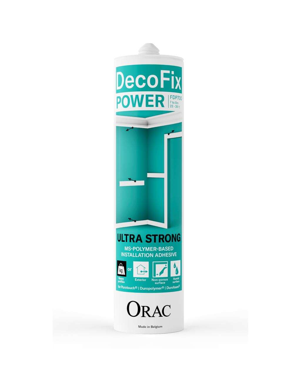 Orac FDP700 Lijm in interieur