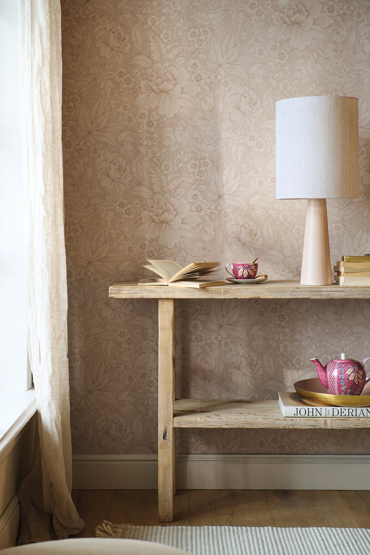 Pip Studio 6 behang Casa di Fiori 333100 fiore sand in interieur