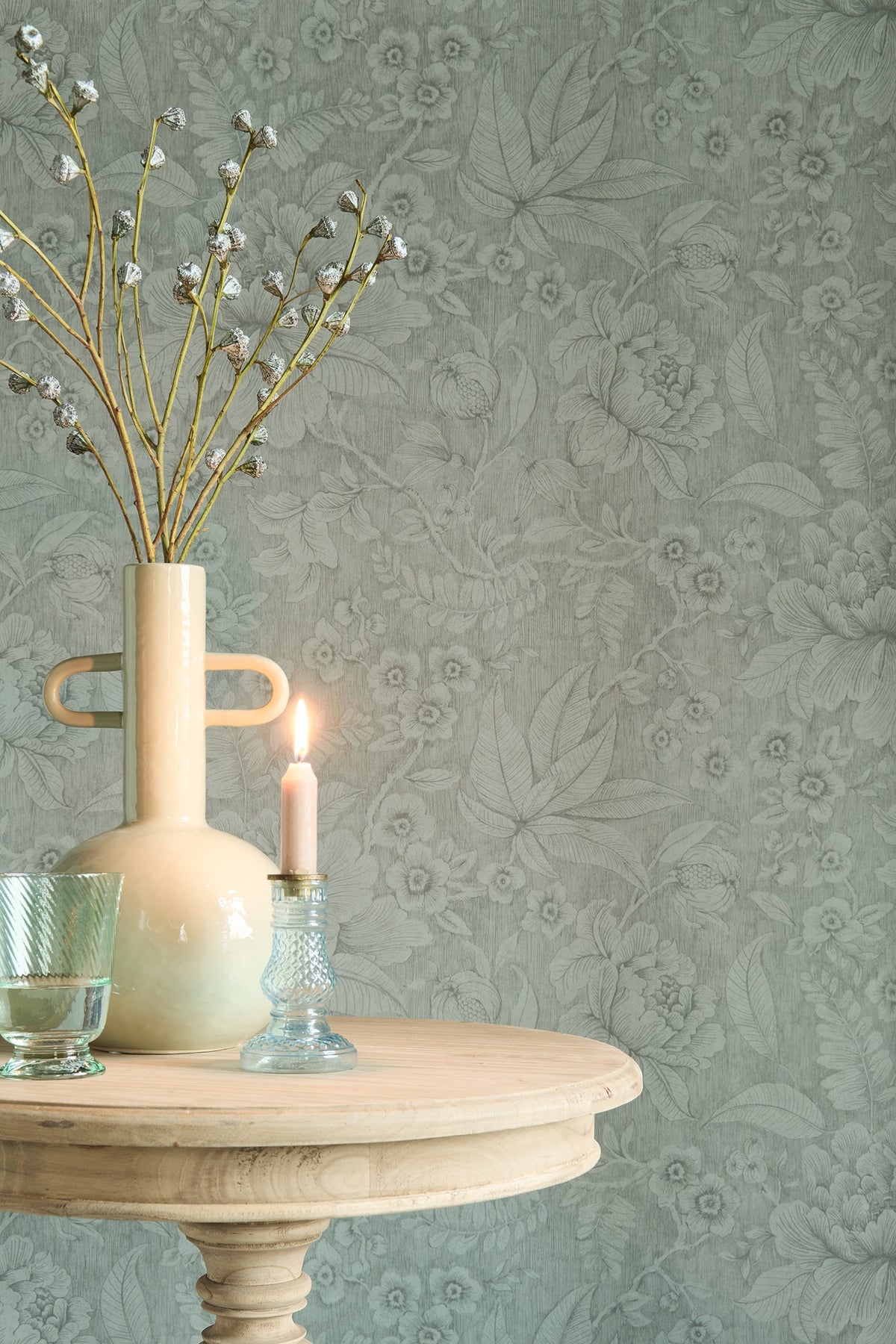 Pip Studio 6 behang Casa di Fiori 333101 ice in interieur