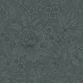 Pip Studio 6 behang Casa di Fiori 333105 blue (staal)
