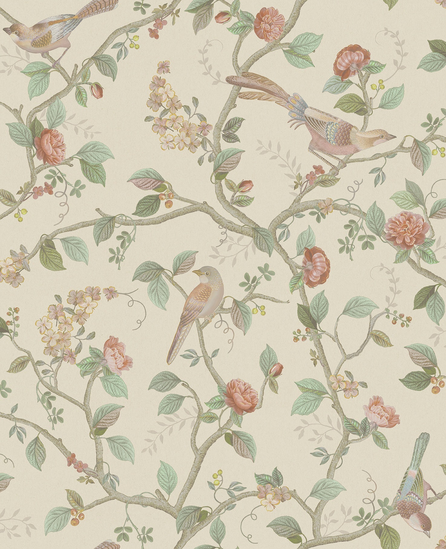 Pip Studio 6 behang Good Nightingale 333120 off white (staal)