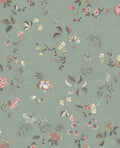 Pip Studio 6 behang Tokyo Blossom 333131 mint (staal)