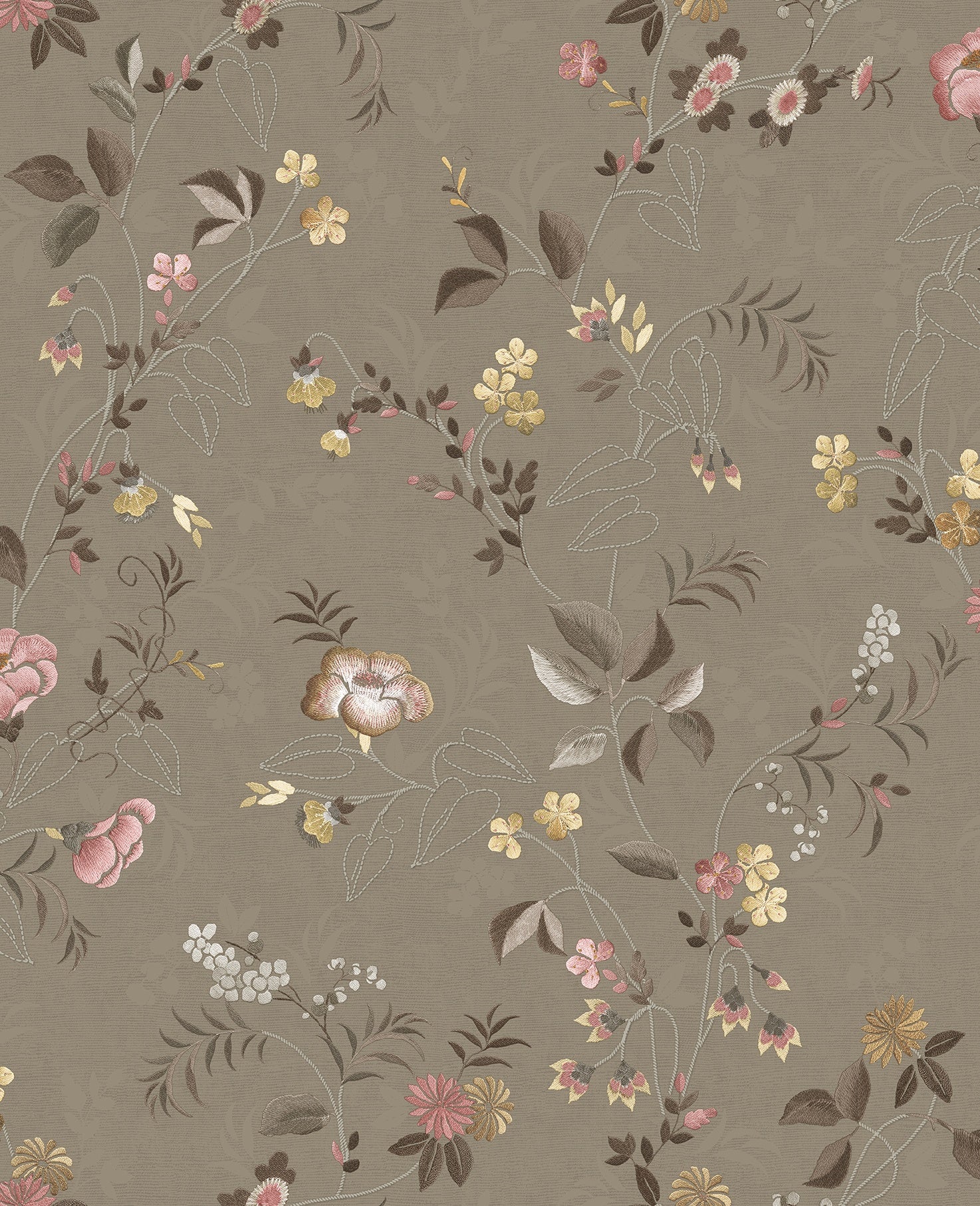 Pip Studio 6 behang Tokyo Blossom 333133 sand (staal)