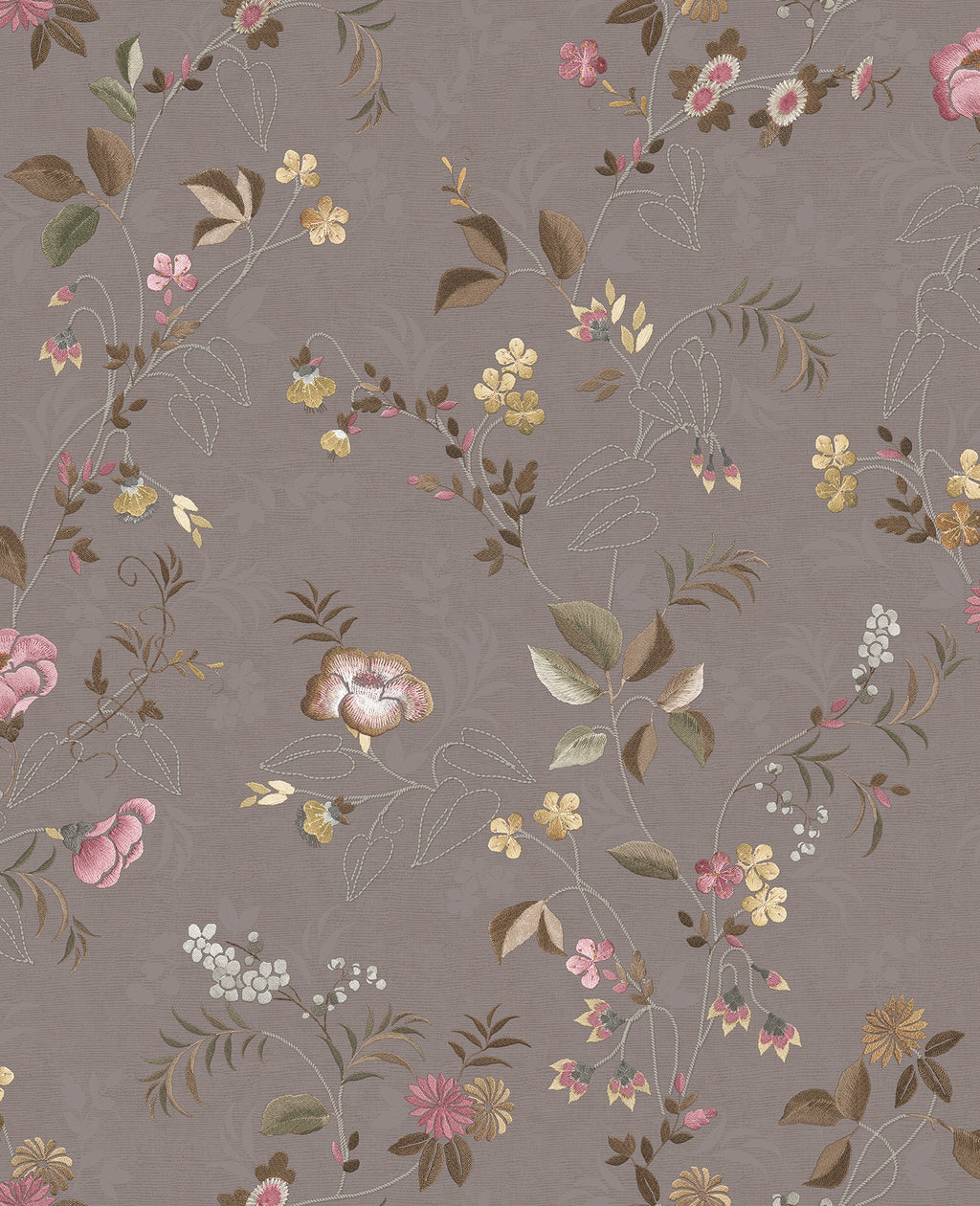Pip Studio 6 behang Tokyo Blossom 333134 mauve