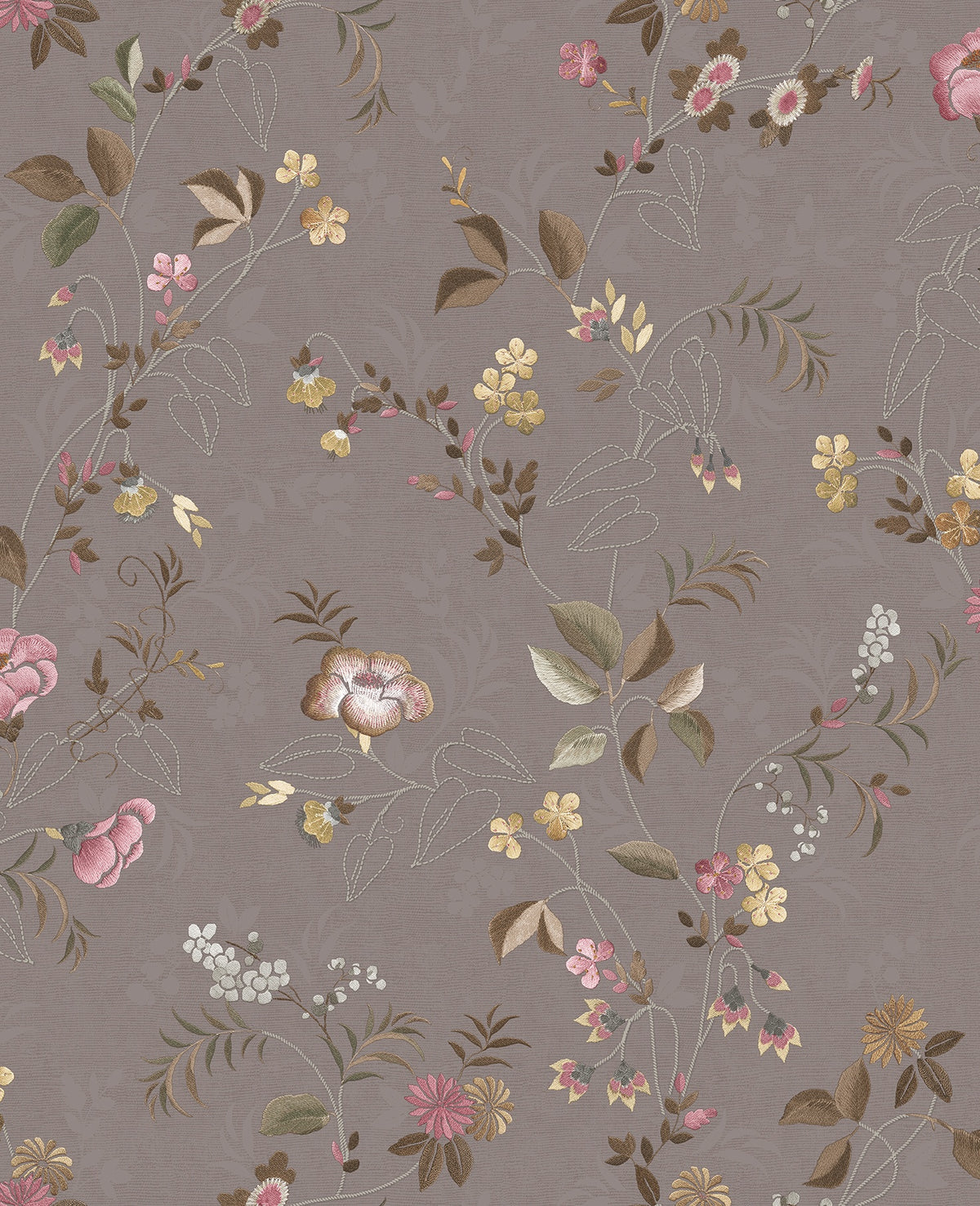 Pip Studio 6 behang Tokyo Blossom 333134 mauve