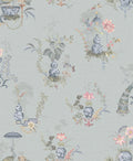 Pip Studio 6 behang Chinese Porcelain 333141 light grey blue (staal)