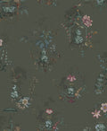 Pip Studio 6 behang Chinese Porcelain 333144 army