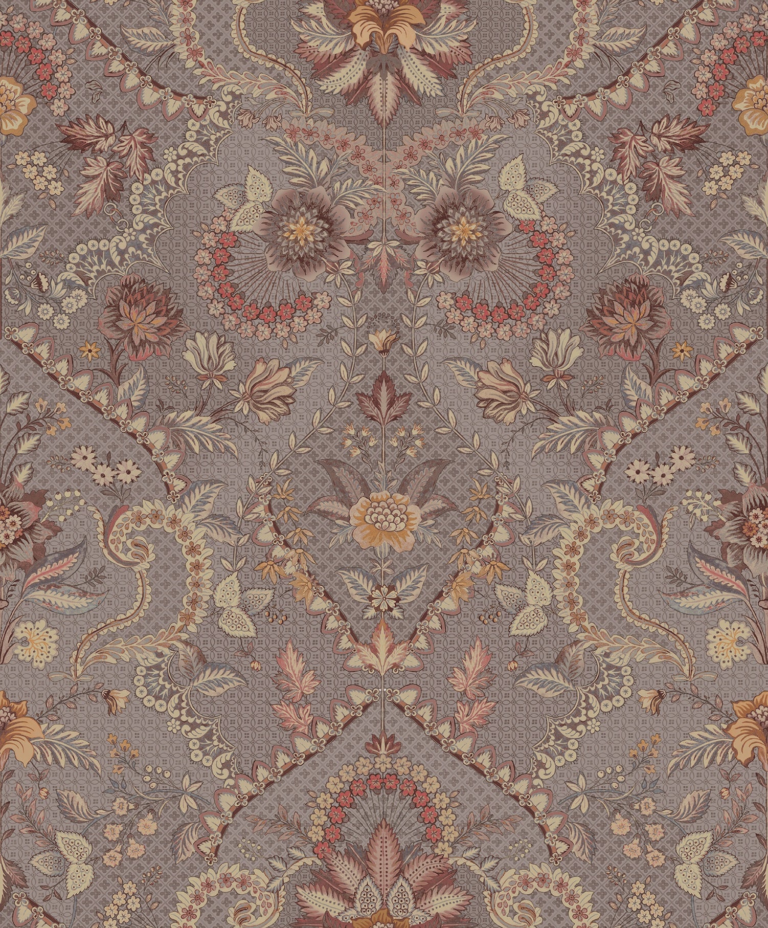 Pip Studio 6 behang Saluti 333150 mauve (staal)