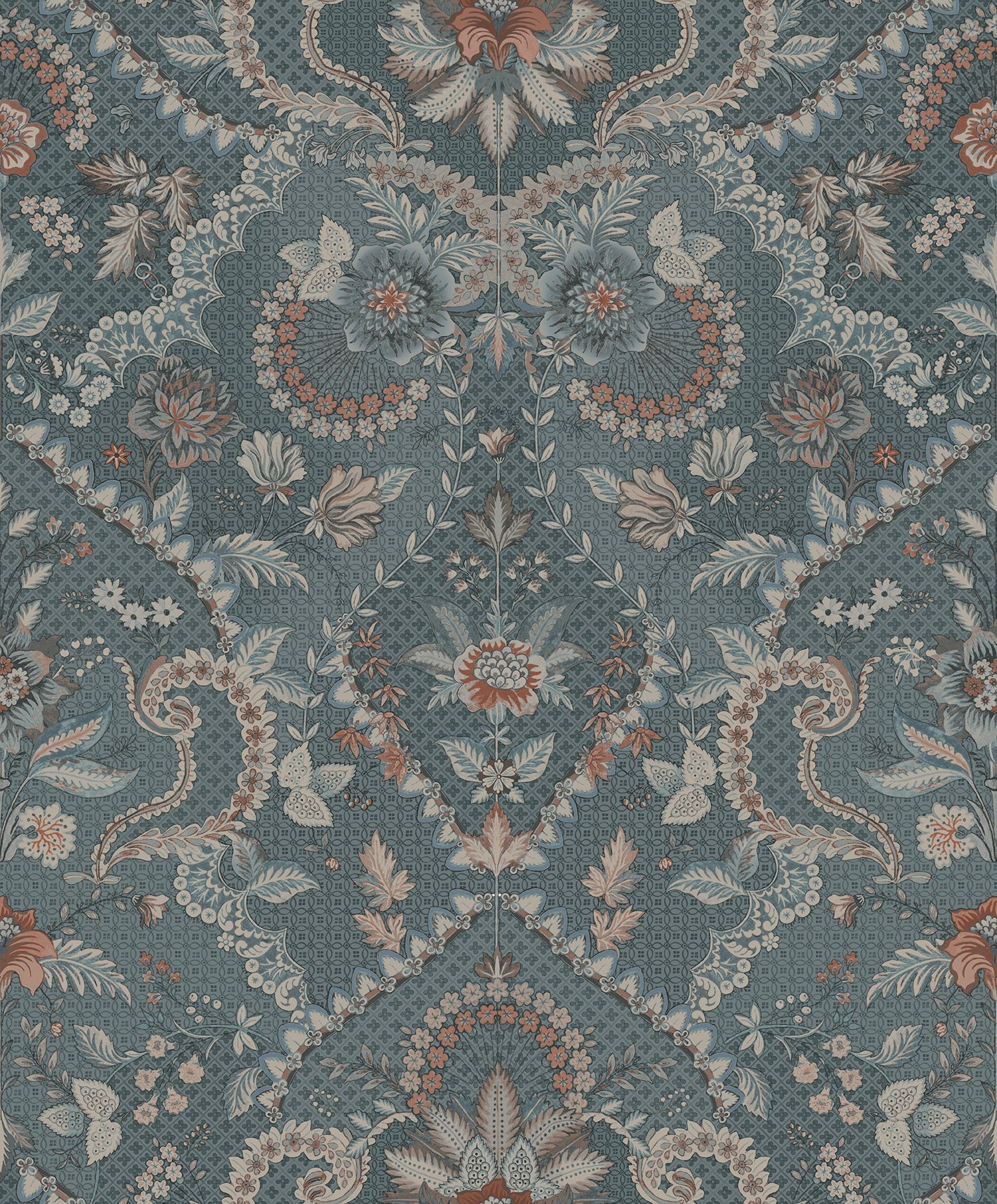 Pip Studio 6 behang Saluti 333151 blue (staal)