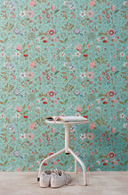 Pip Studio IV behang Spring to Life Light Green 375002 in interieur