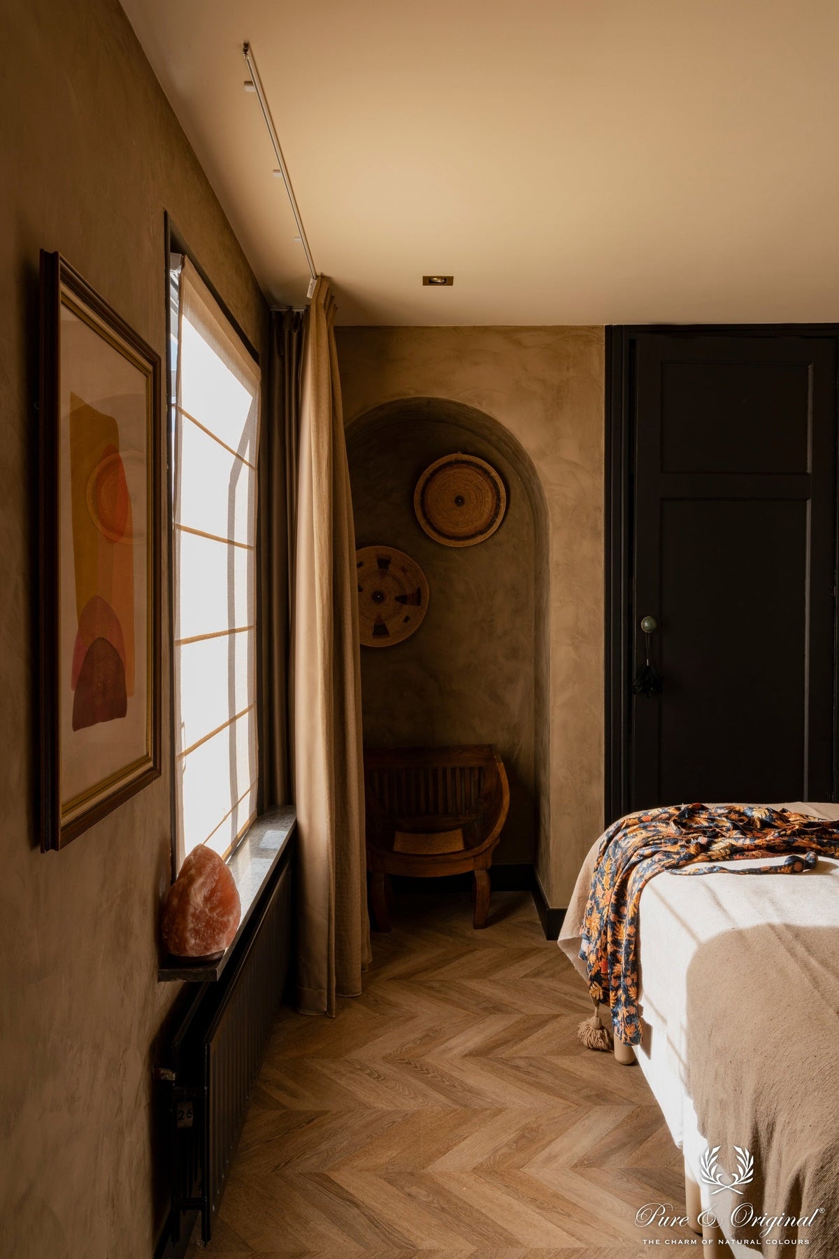 Pure & Original African Hut Marrakech Walls kalkstuc in interieur