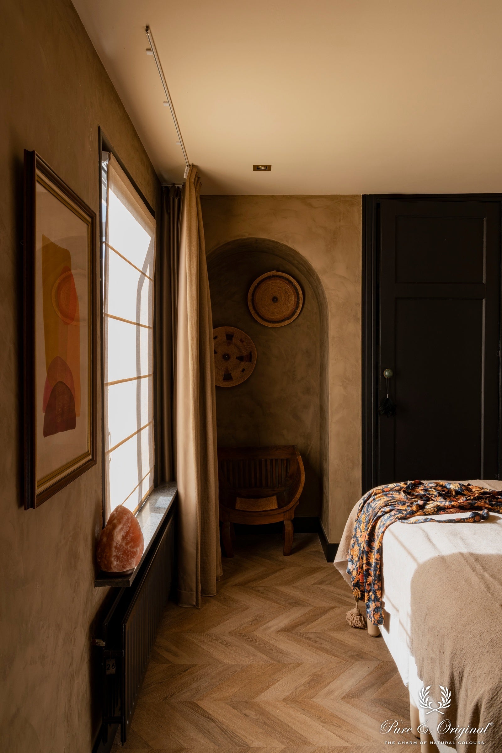 Pure & Original African Hut Marrakech Walls kalkstuc in interieur