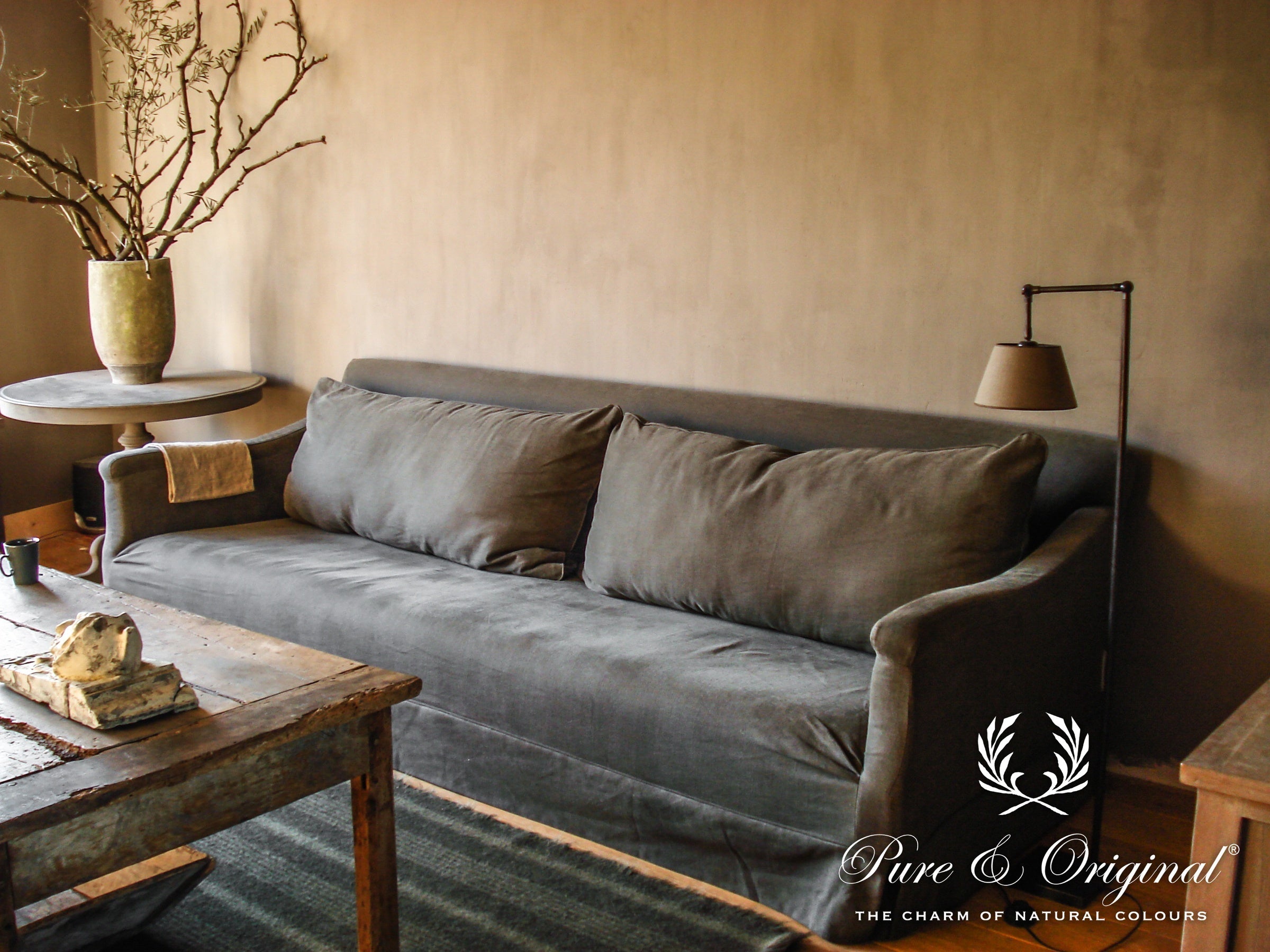 Pure & Original Artisan Tan Fresco kalkverf in interieur