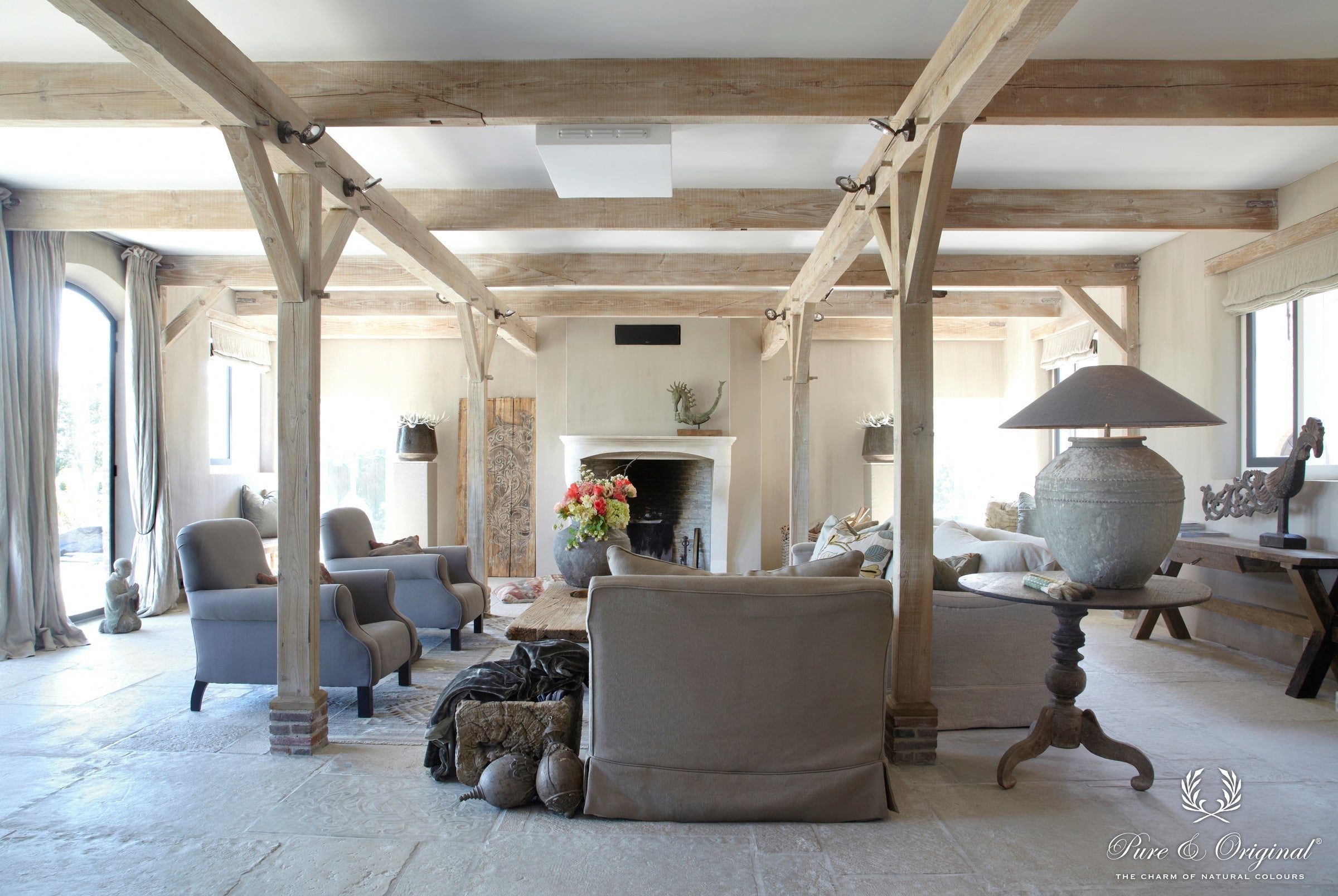 Pure & Original Ashes Fresco kalkverf in interieur