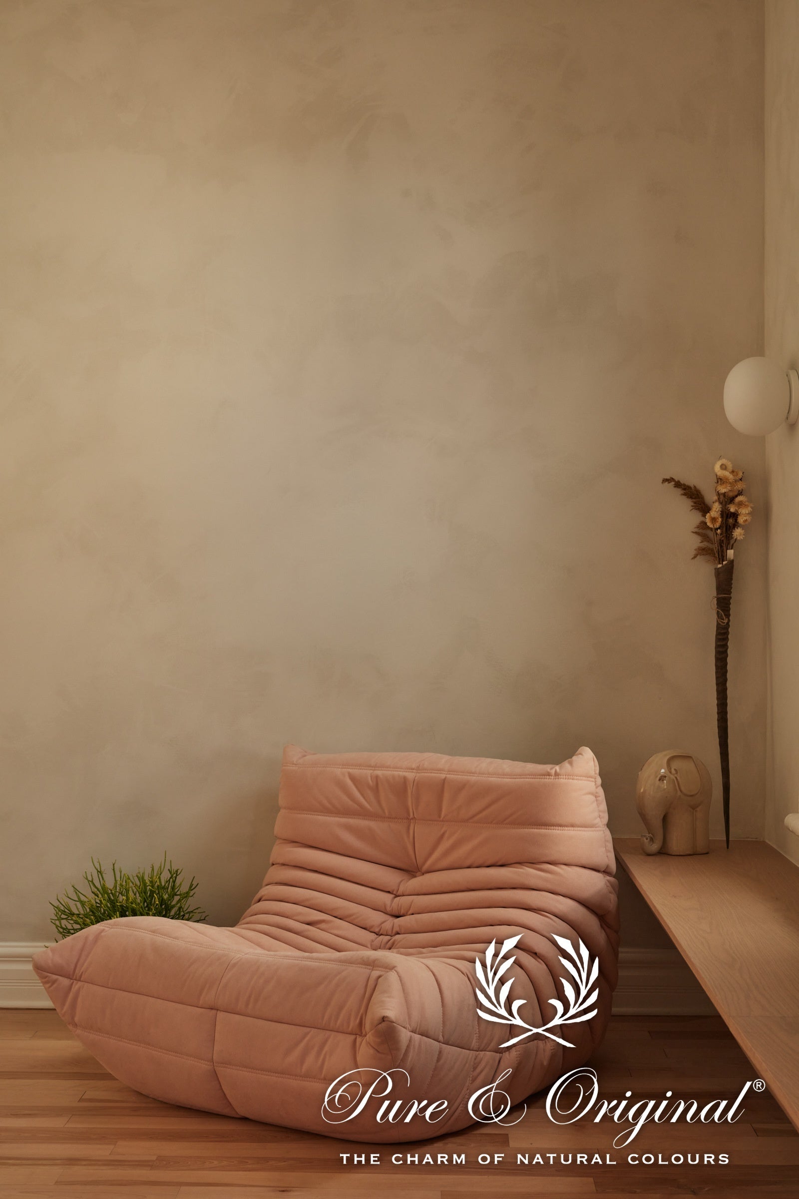 Pure & Original Ashes Fresco kalkverf in interieur