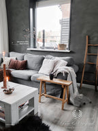 Pure & Original Black Smoke Marrakech Walls kalkstuc in interieur