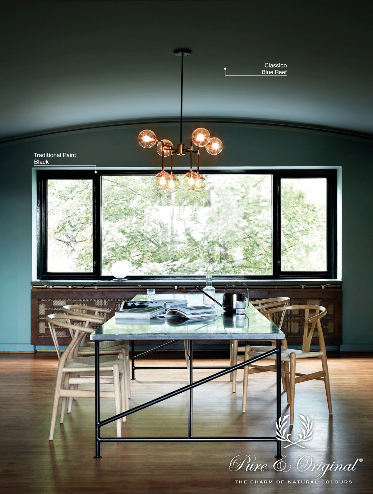 Pure & Original Blue Reef Classico krijtverf in interieur