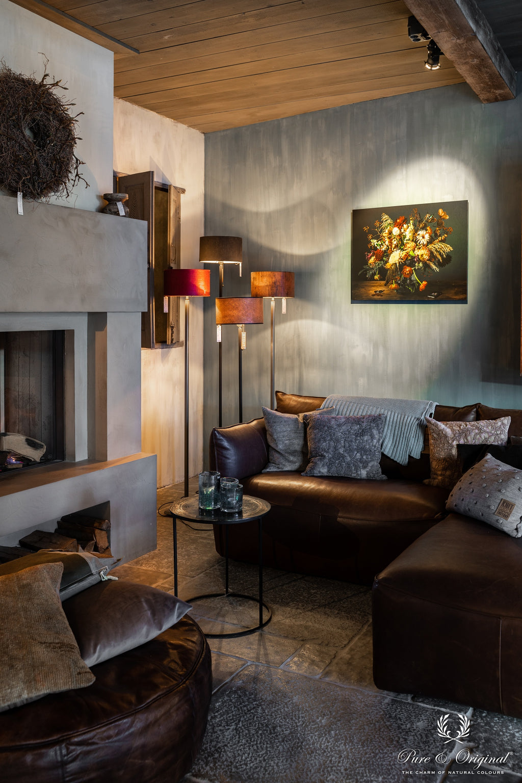 Pure & Original Blue Reef Fresco kalkverf in interieur