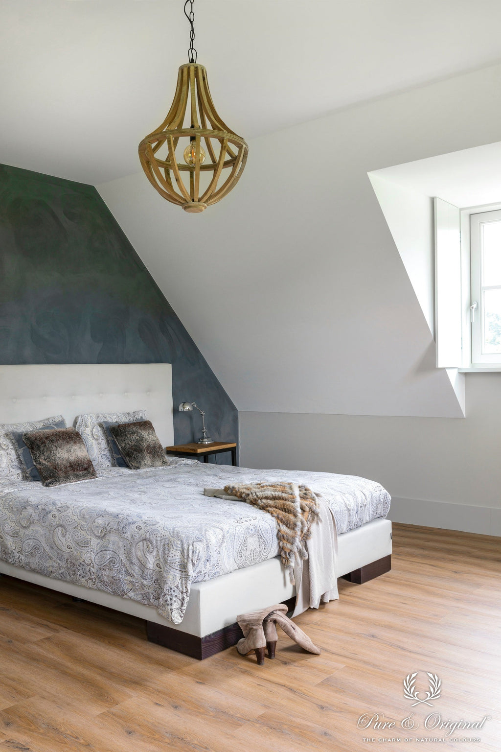 Pure & Original Blue Stone Fresco kalkverf in interieur