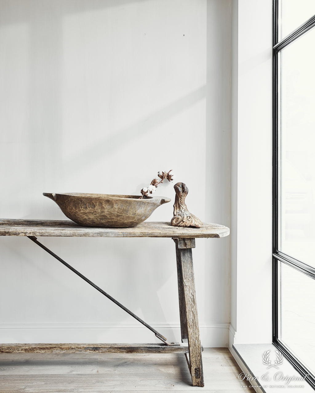 Pure & Original Bone Fresco kalkverf in interieur