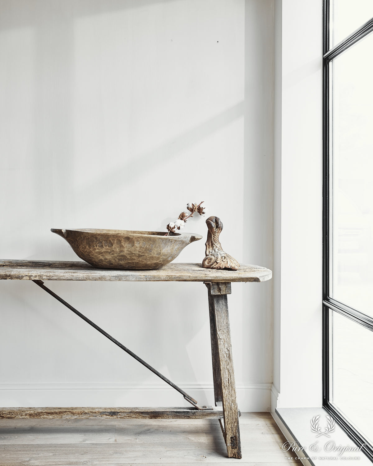 Pure & Original Bone Fresco kalkverf in interieur