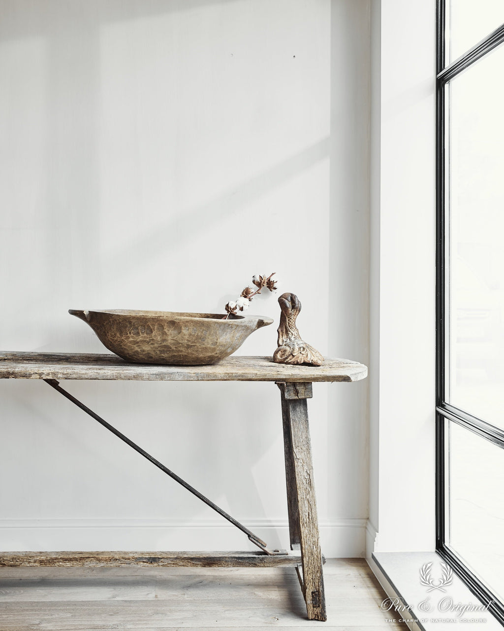 Pure & Original Bone Fresco kalkverf in interieur