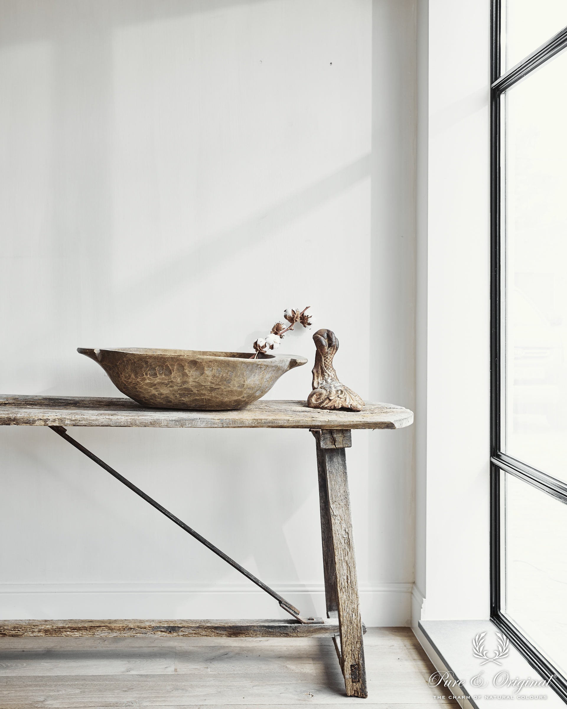 Pure & Original Bone Fresco kalkverf in interieur