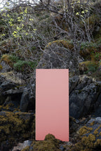 Pure & Original Burano Pink - geschilderd paneel in de buitenlucht