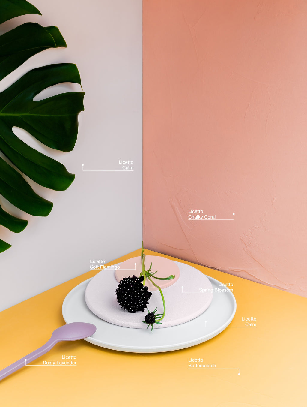 Pure & Original Butterscotch Licetto muurverf in interieur