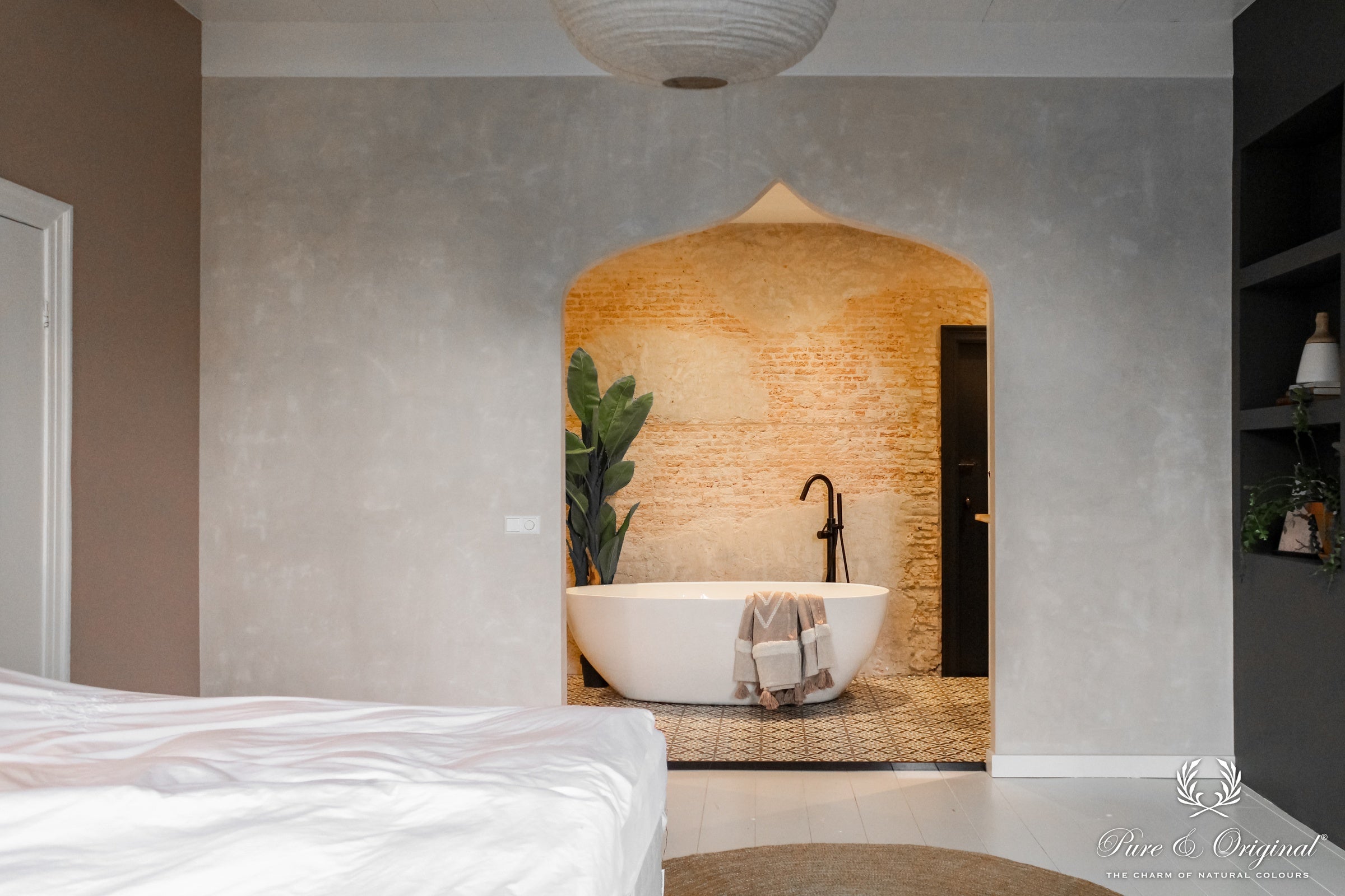 Pure & Original Calm Marrakech Walls kalkstuc in interieur