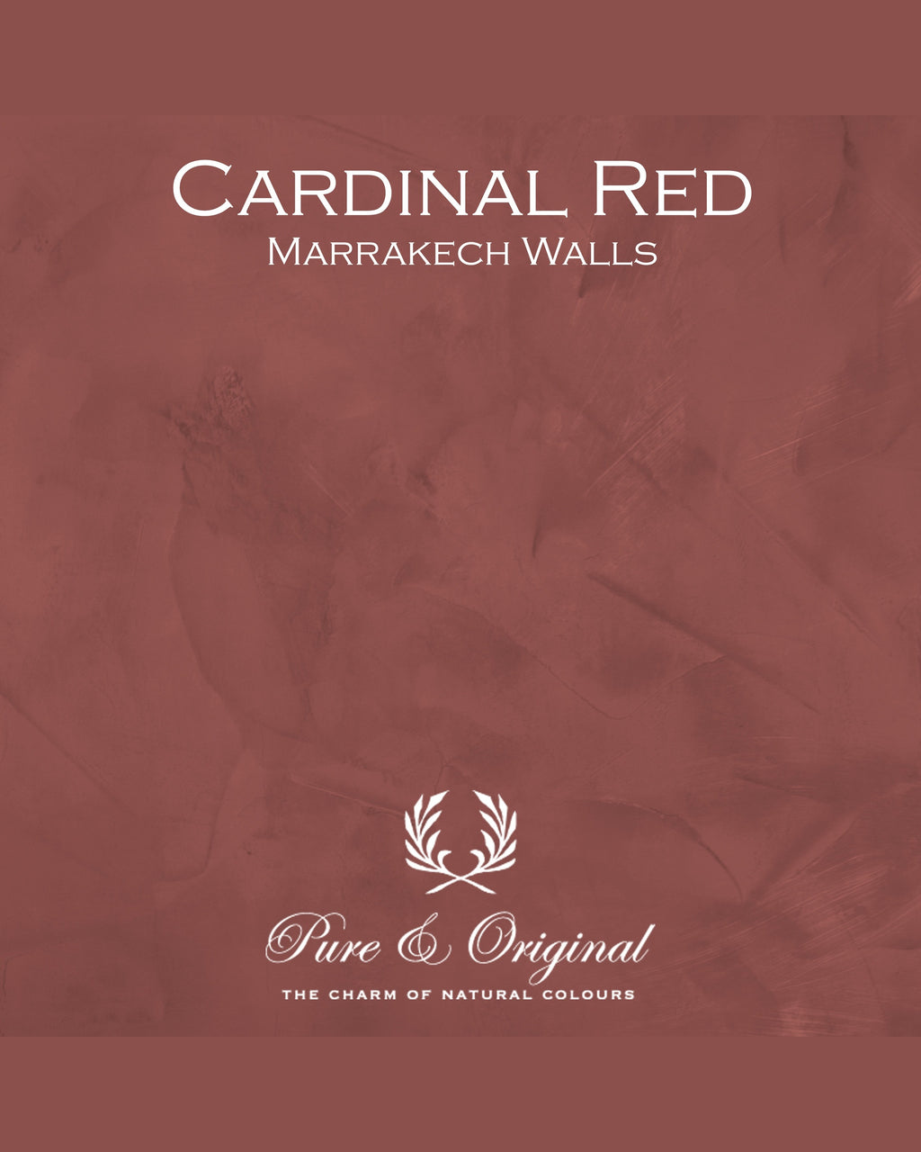Pure & Original Cardinal Red - Marrakech Walls kalkstuc