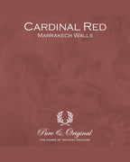 Pure & Original Cardinal Red - Marrakech Walls kalkstuc