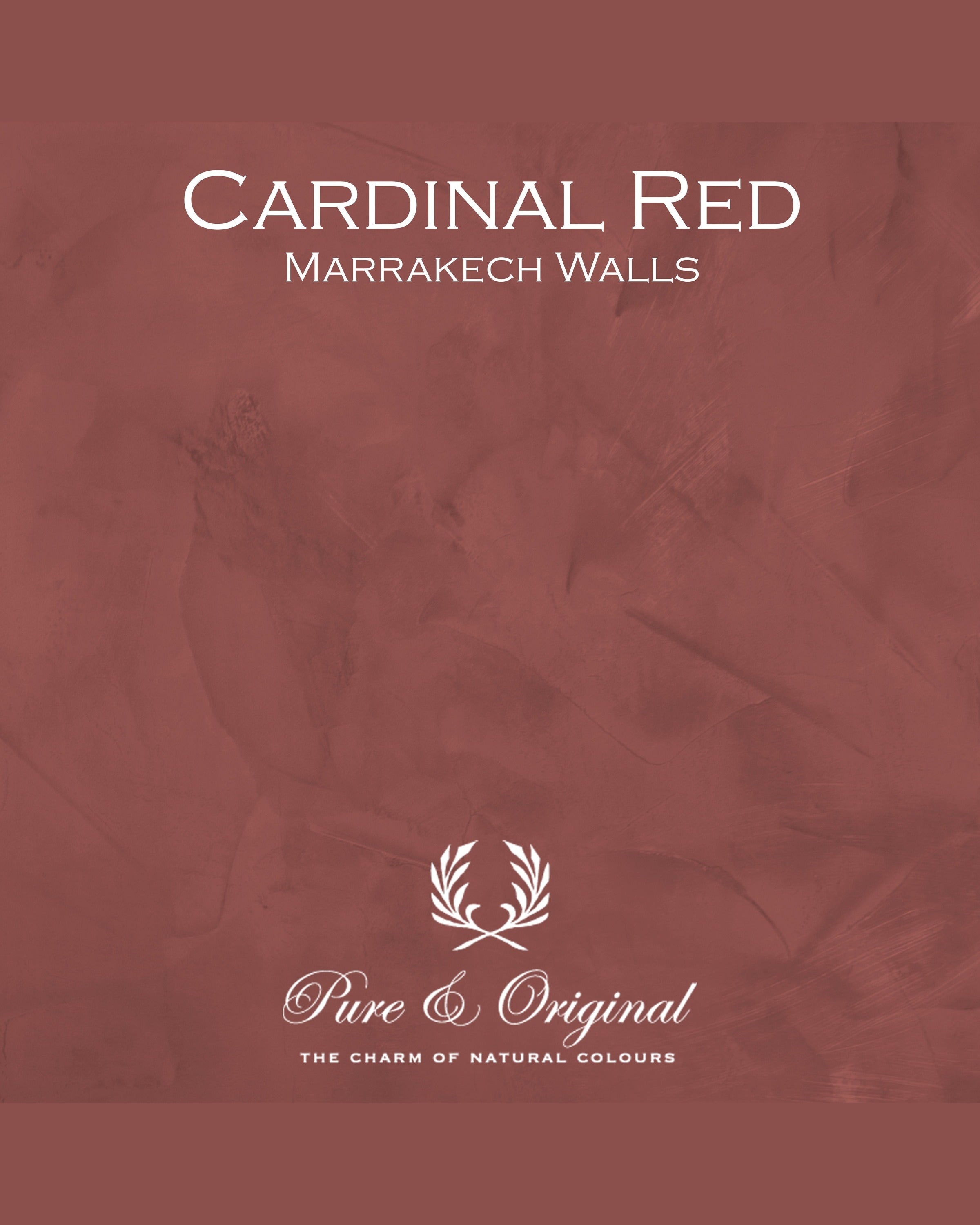 Pure & Original Cardinal Red - Marrakech Walls kalkstuc